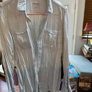 Target brand, merona size small blue, and white pinstripe good condition